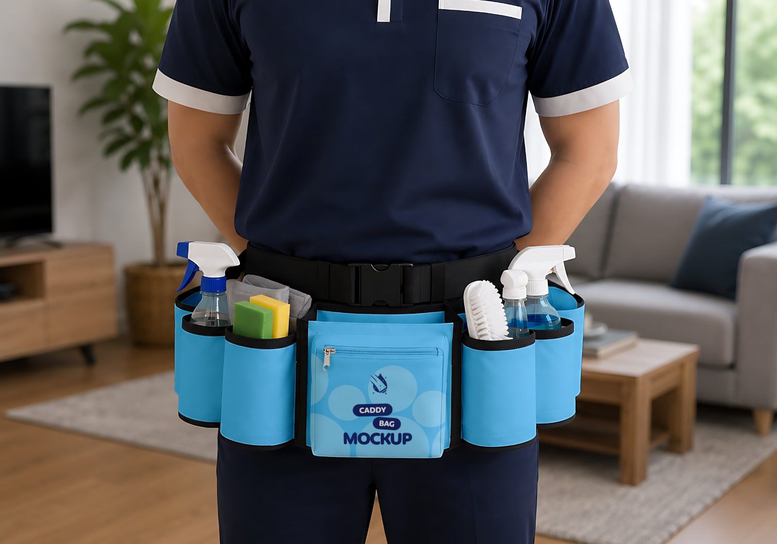 Cleaning Company Branding Mockup Bundle - 15 PSD Templates  Housekeeping & Cleaning Service Brand — image 12