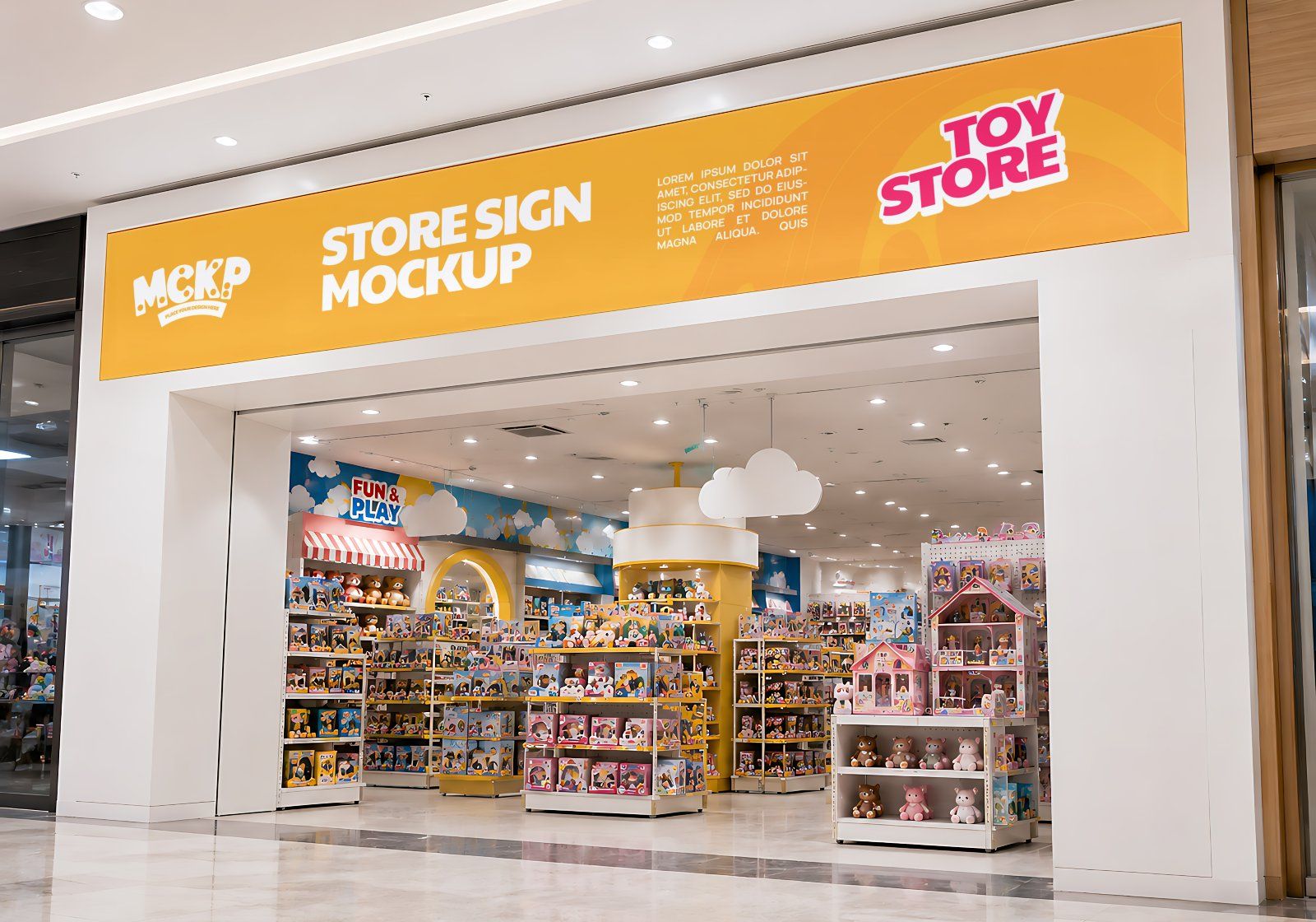 Kids & Toy Shop Brand Identity Mockup 15 Bundle Set - Toys Retail Store Mockup Bundle — image 16