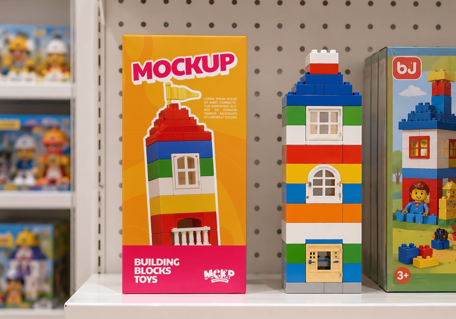 Kids & Toy Shop Brand Identity Mockup 15 Bundle Set - Toys Retail Store Mockup Bundle — image 14