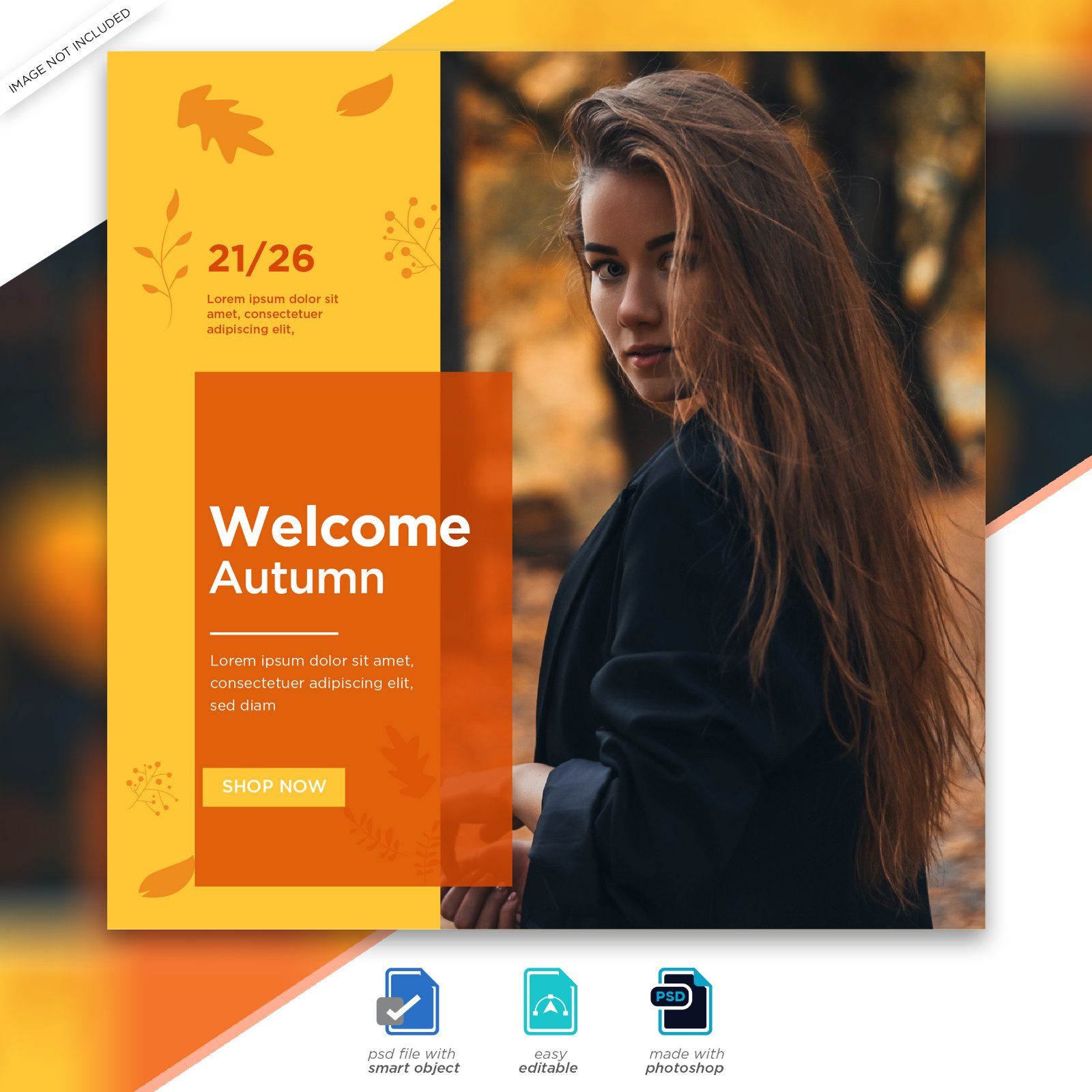 autumn-sale-instagram-post-template — image 1