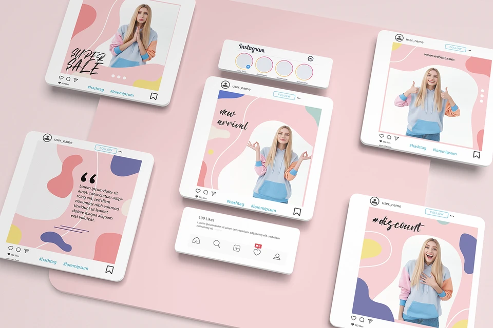 Instagram Posts Social Media Templates-05-21