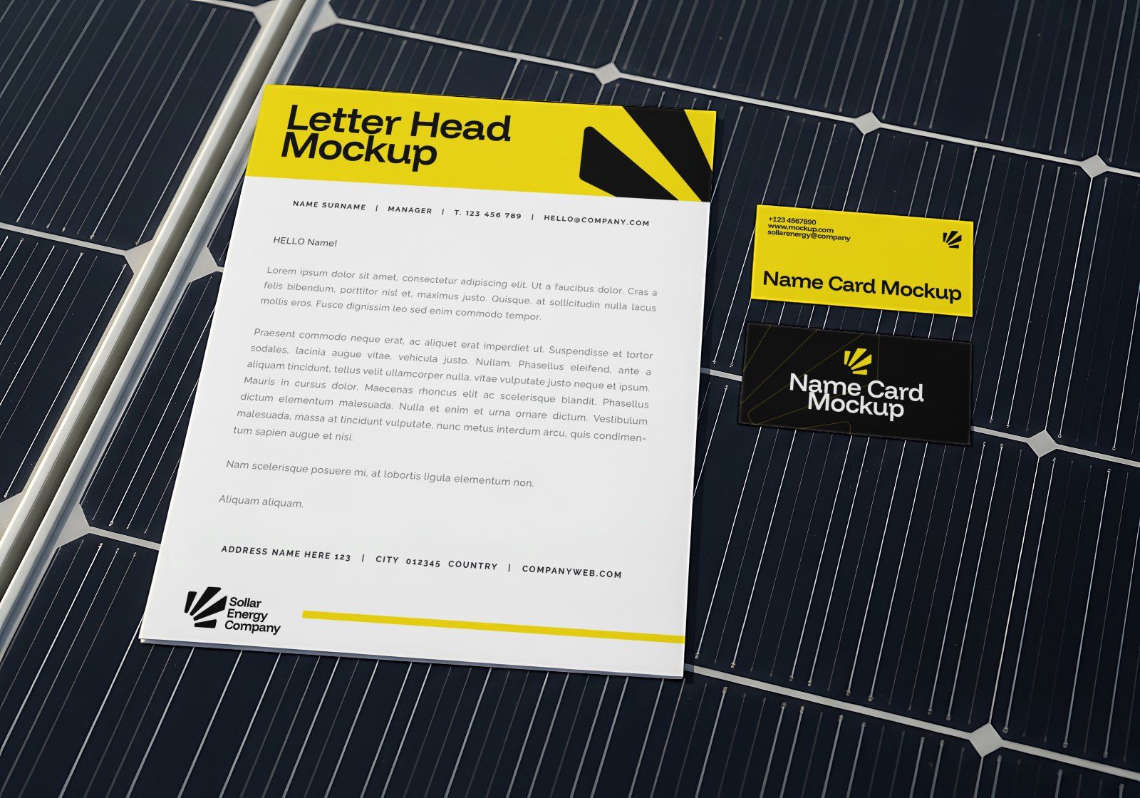 Solar Energy & Green Tech Mockup Bundle – 15 Premium PSD Scenes for Renewable Energy Branding