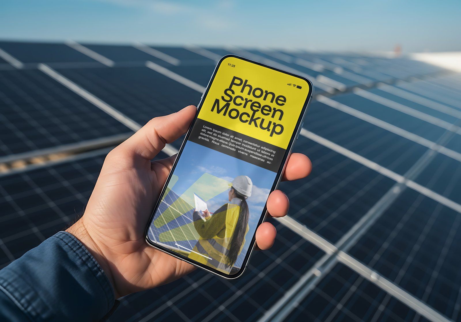 Solar Energy & Green Tech Mockup Bundle – 15 Premium PSD Scenes for Renewable Energy Branding