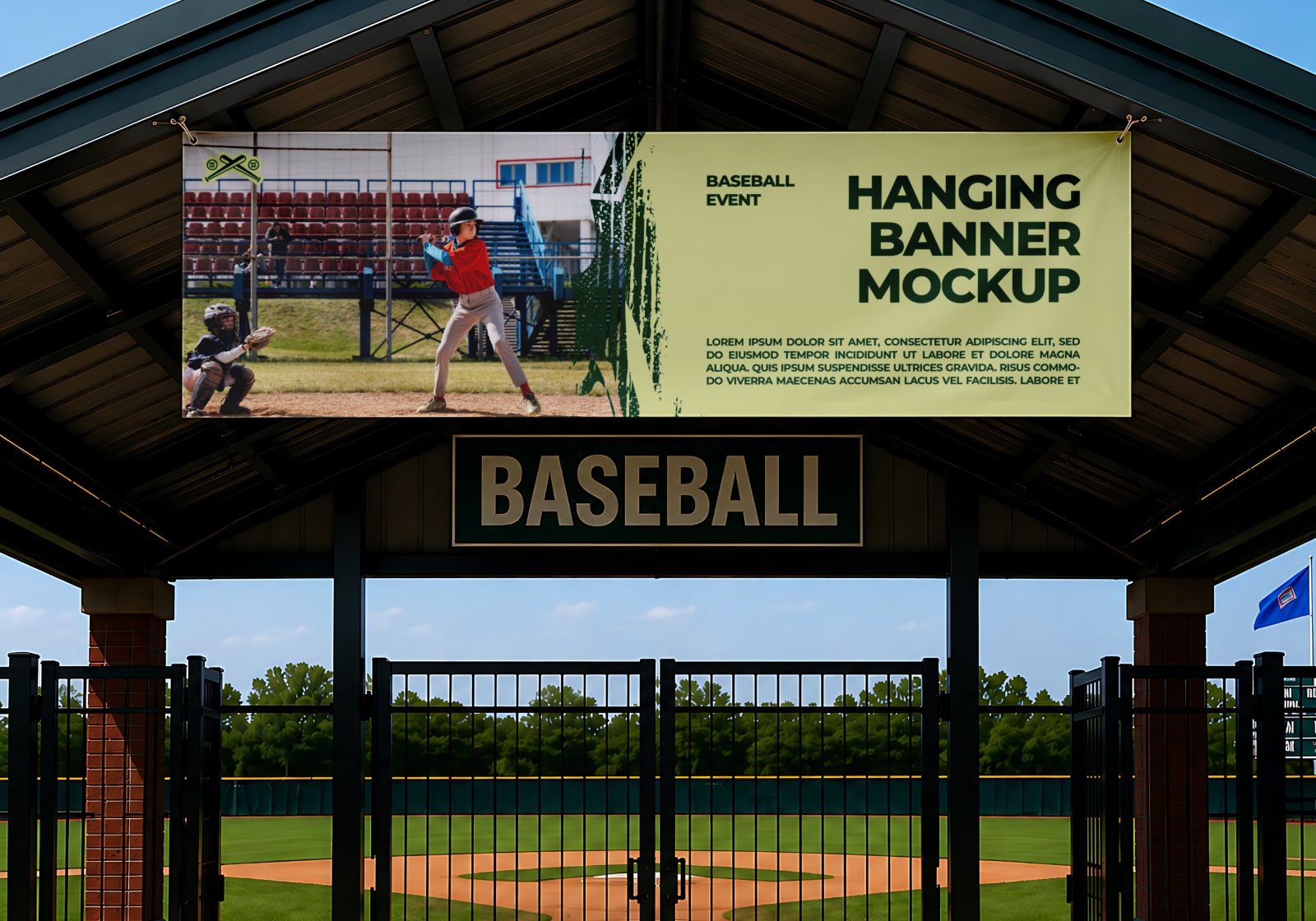 Ultimate Baseball Team Branding Mockup Bundle – 15 Premium PSD Scenes for Athletic & Sports Identity