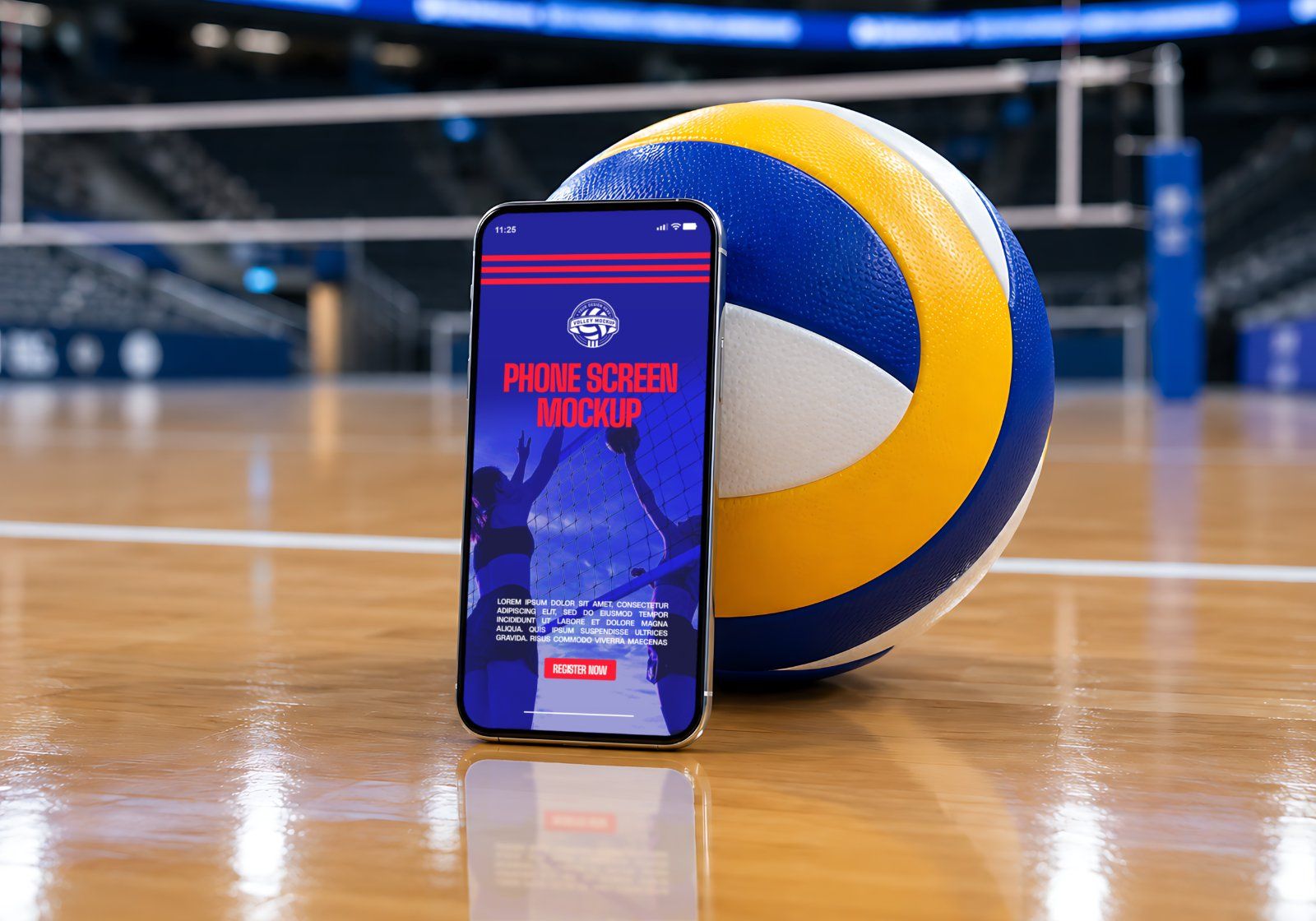 Ultimate Volleyball Team Branding Mockup Bundle – 15 Premium PSD Scenes for Tournament & Athletic Ki