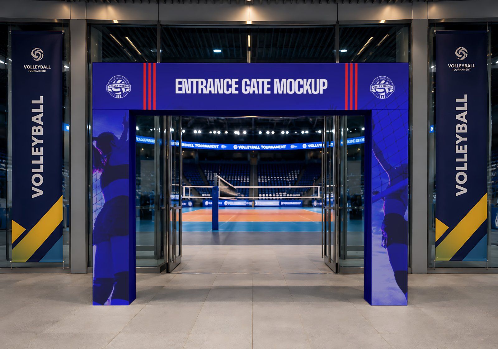 Ultimate Volleyball Team Branding Mockup Bundle – 15 Premium PSD Scenes for Tournament & Athletic Ki