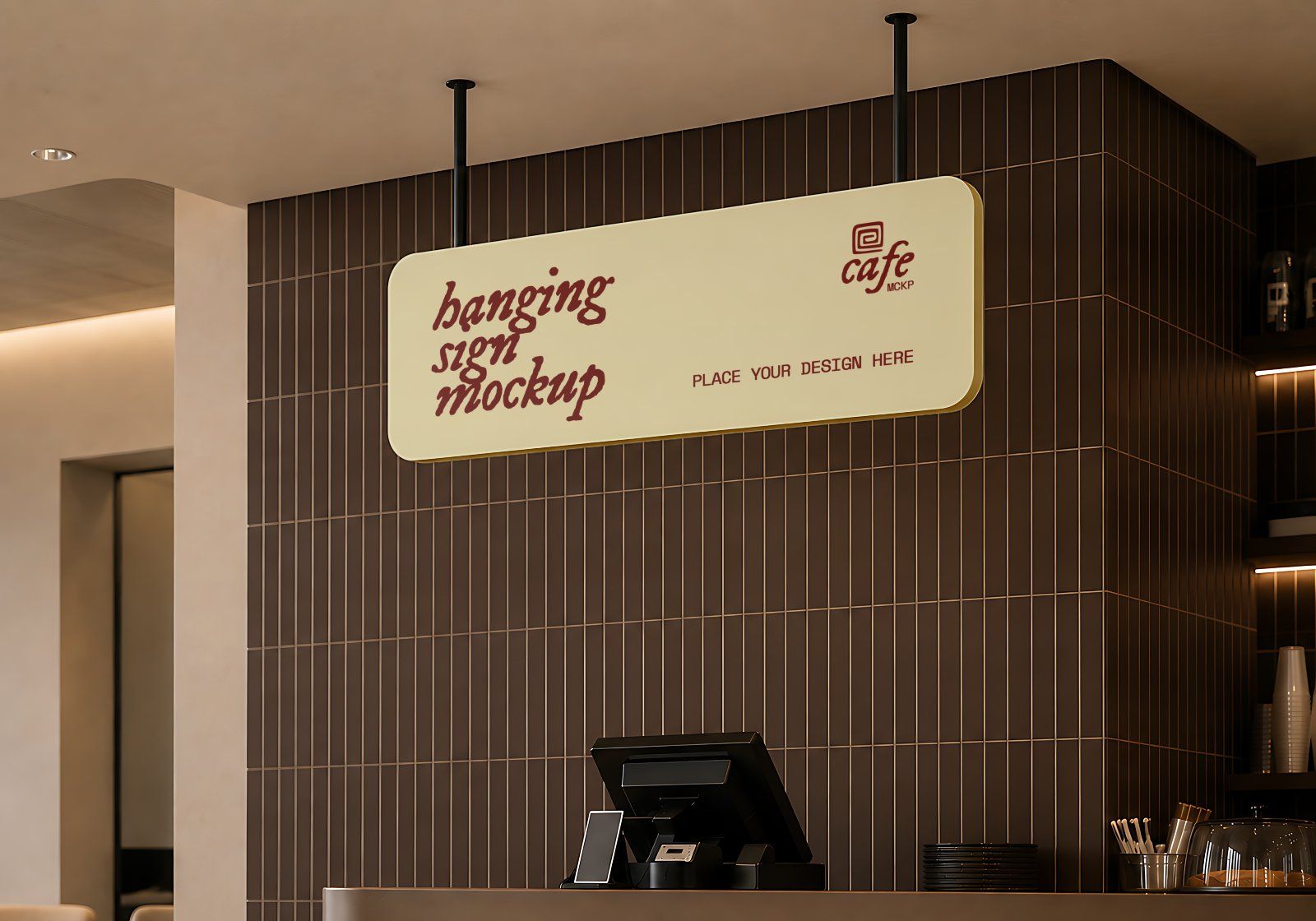 Premium Branding New Brown Coffee Shop Mockup — image 6
