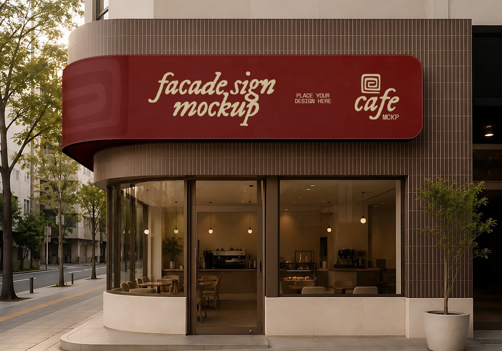 Premium Branding New Brown Coffee Shop Mockup — image 8