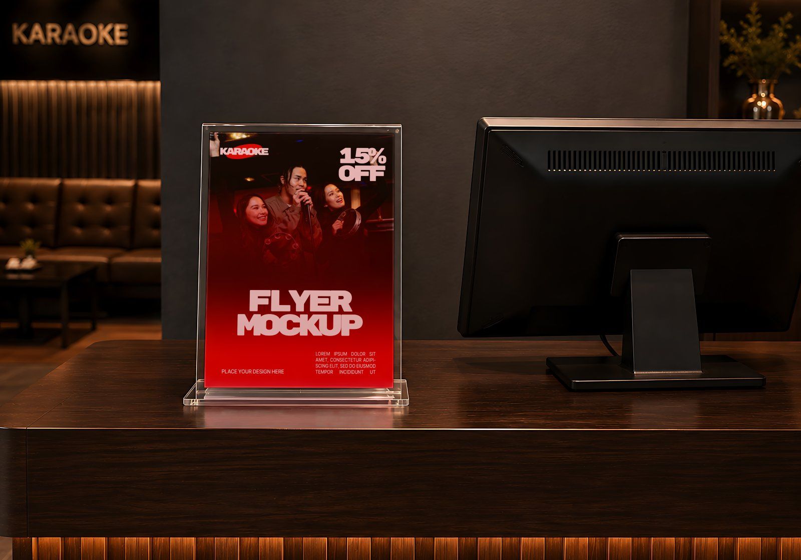 Karaoke Entertainment Branding Mockup Bundle - Karaoke Lounge & Music Bar Identity Mockup Set — image 15
