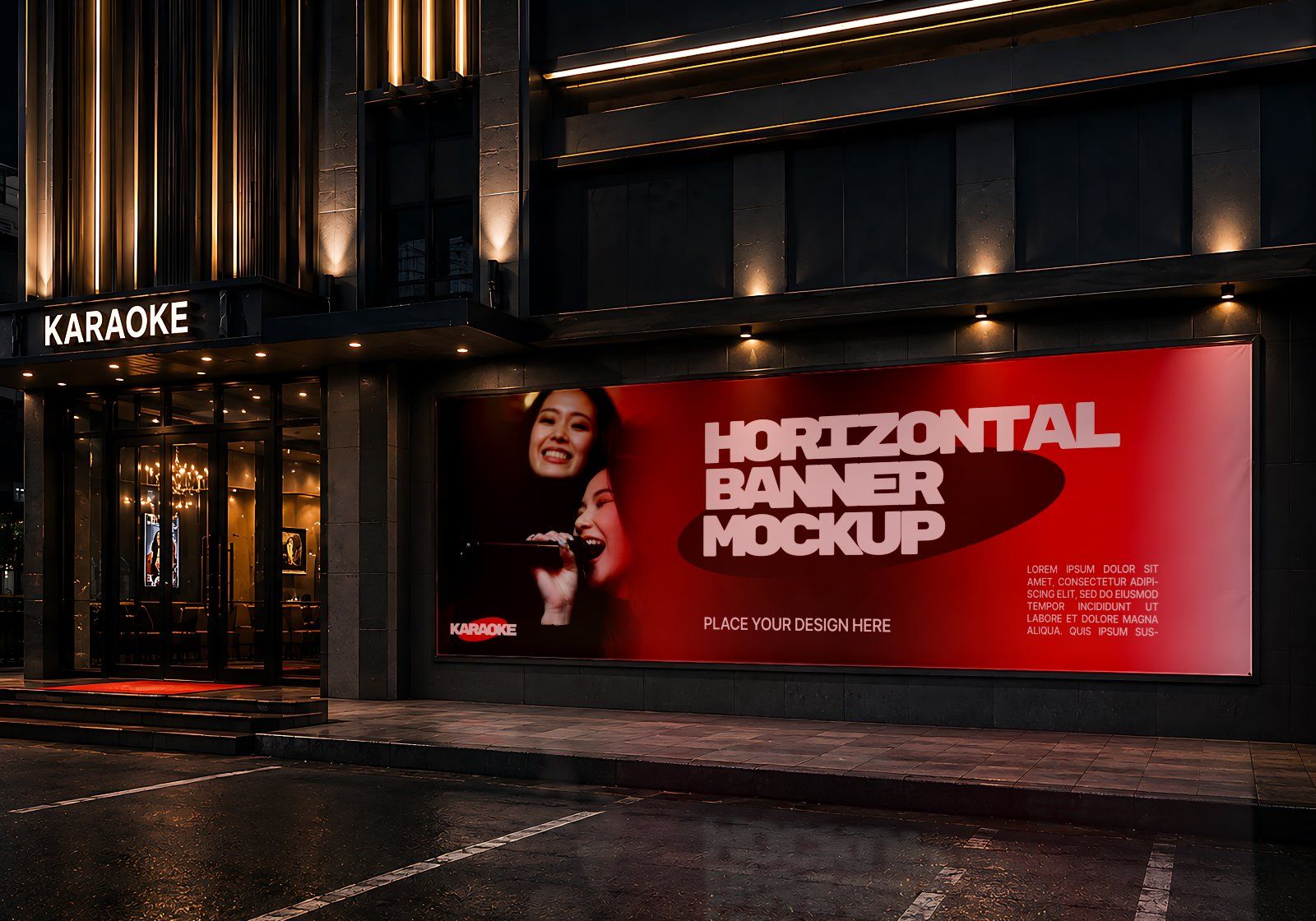Karaoke Entertainment Branding Mockup Bundle - Karaoke Lounge & Music Bar Identity Mockup Set — image 10