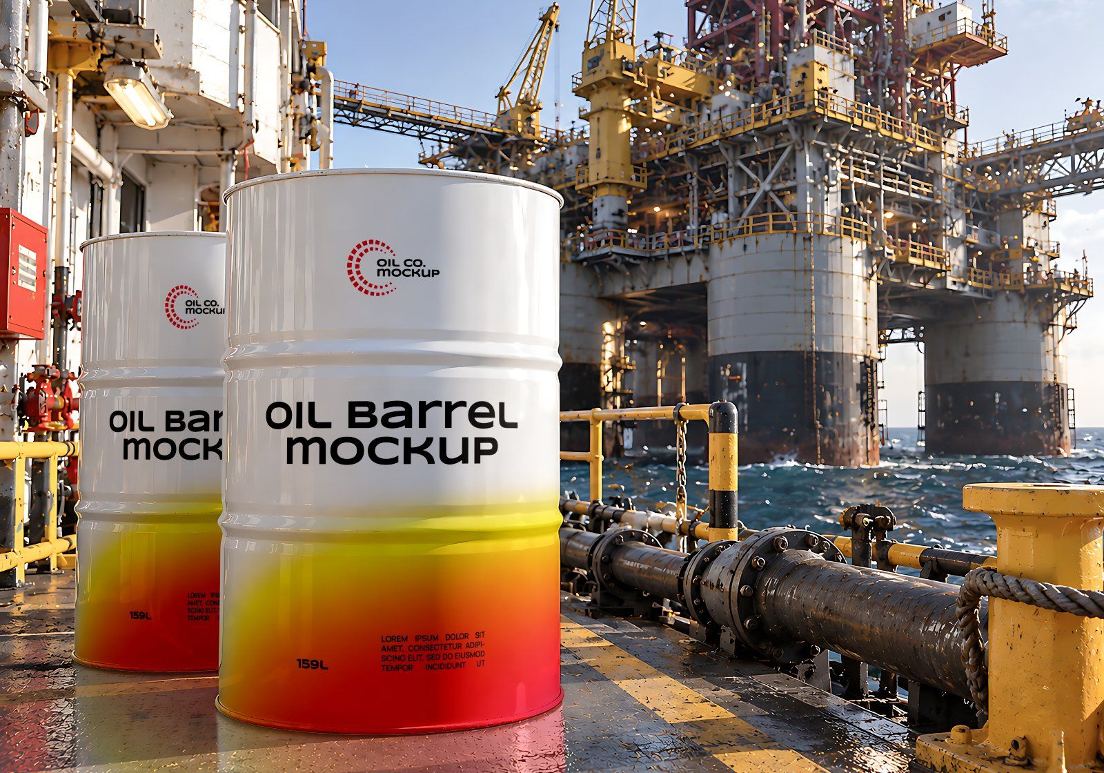 Oil and Gas Company Mockup Bundle - 15 Premium PSD Energy & Oil Industry Brand Identity — image 20