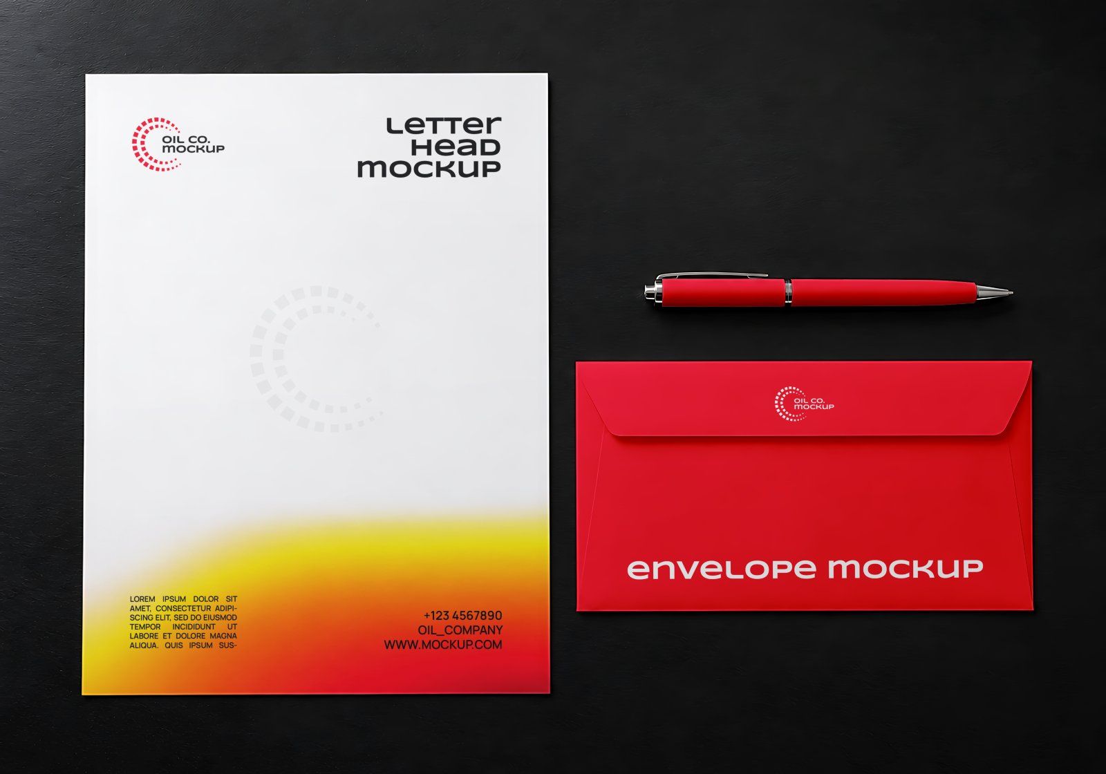 Oil and Gas Company Mockup Bundle - 15 Premium PSD Energy & Oil Industry Brand Identity — image 14