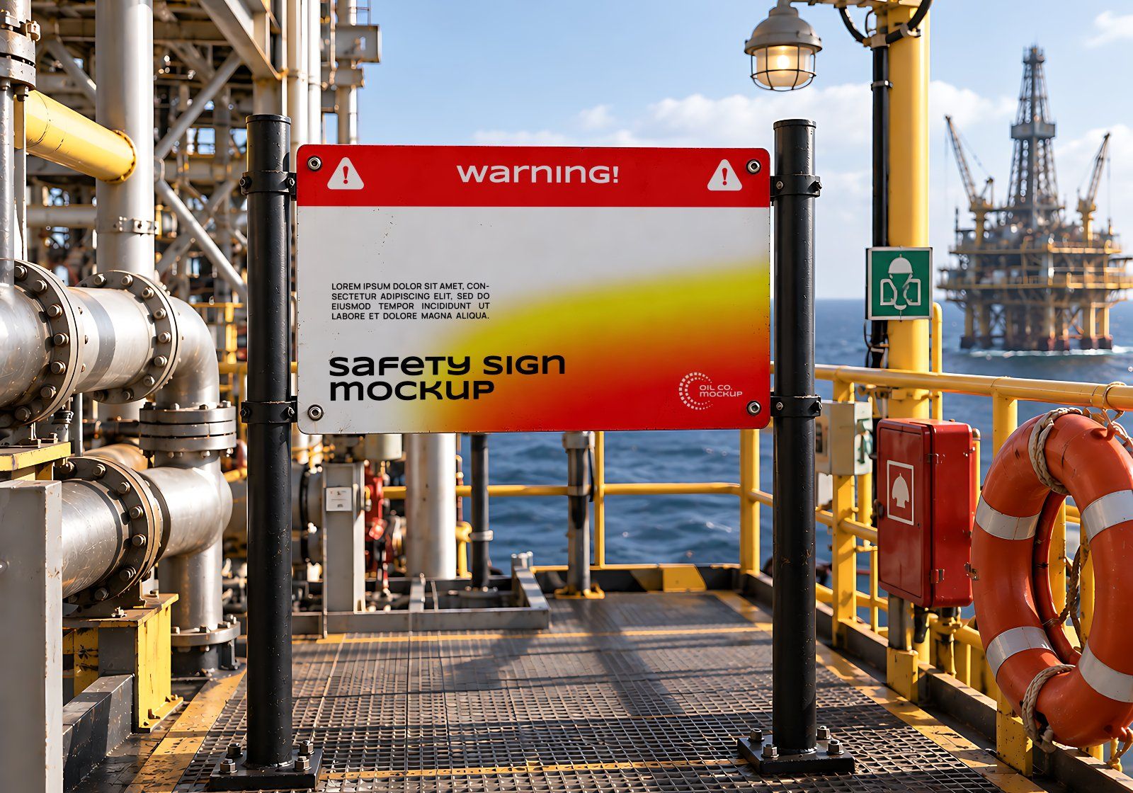Oil and Gas Company Mockup Bundle - 15 Premium PSD Energy & Oil Industry Brand Identity — image 12