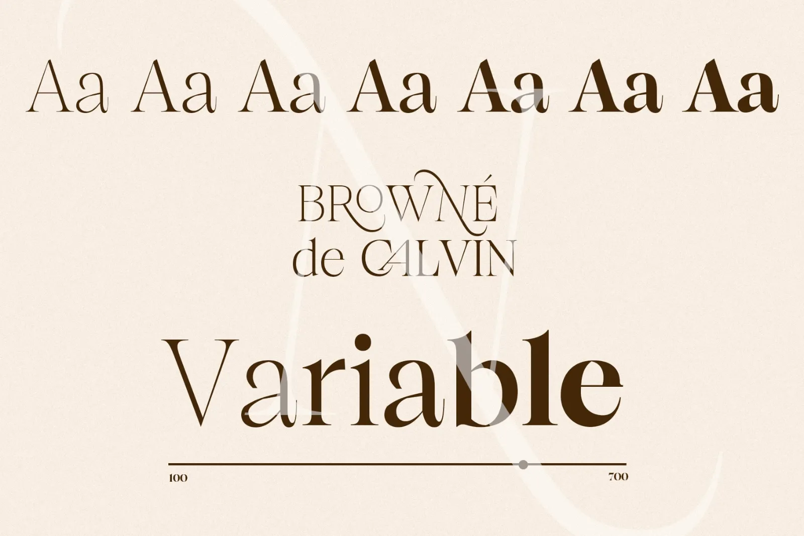 Browne de Calvin | Luxury Serif Typeface — image 24