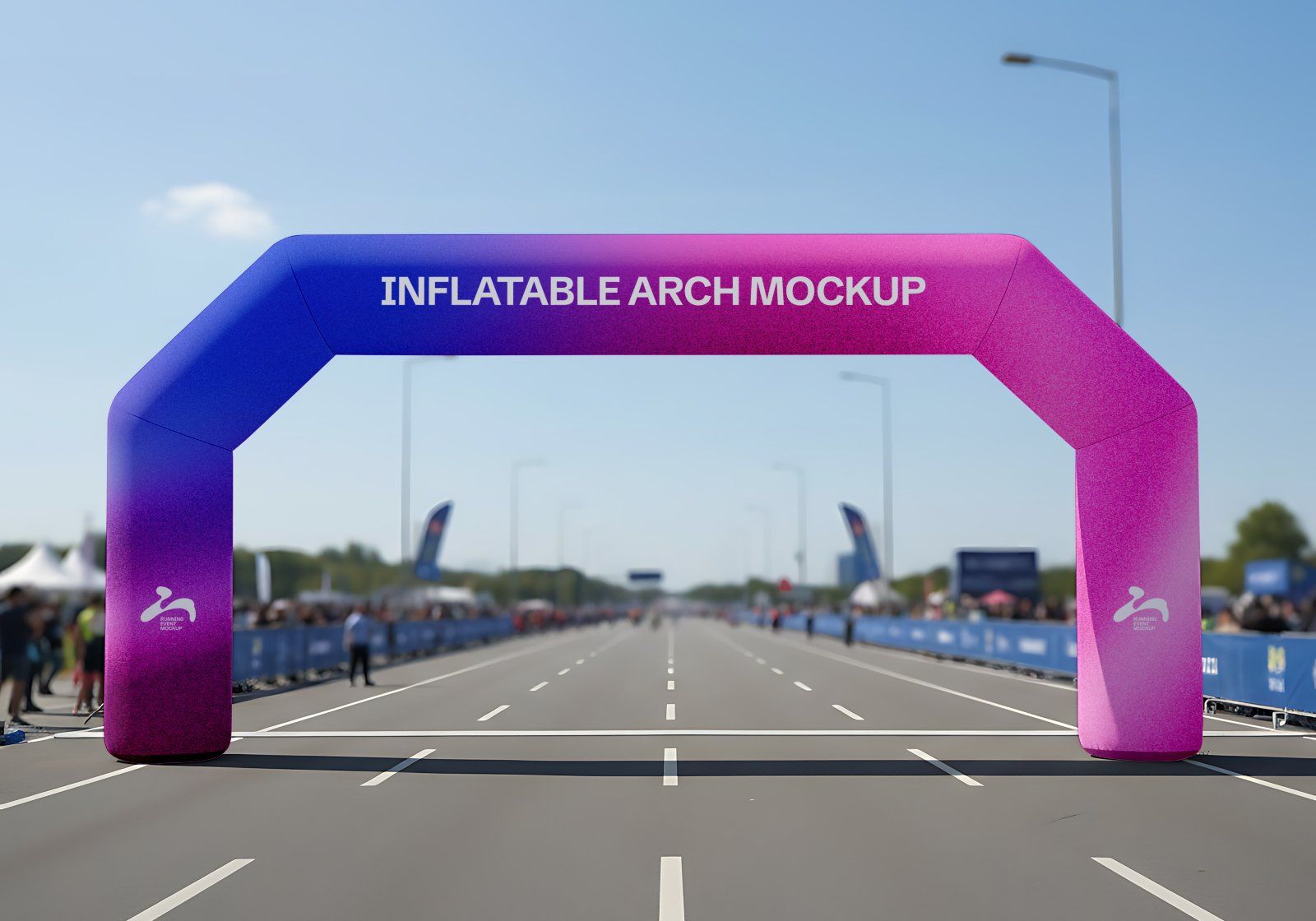 Premium Running Event 15 PSD Mockup Bundle Marathon Branding Kit