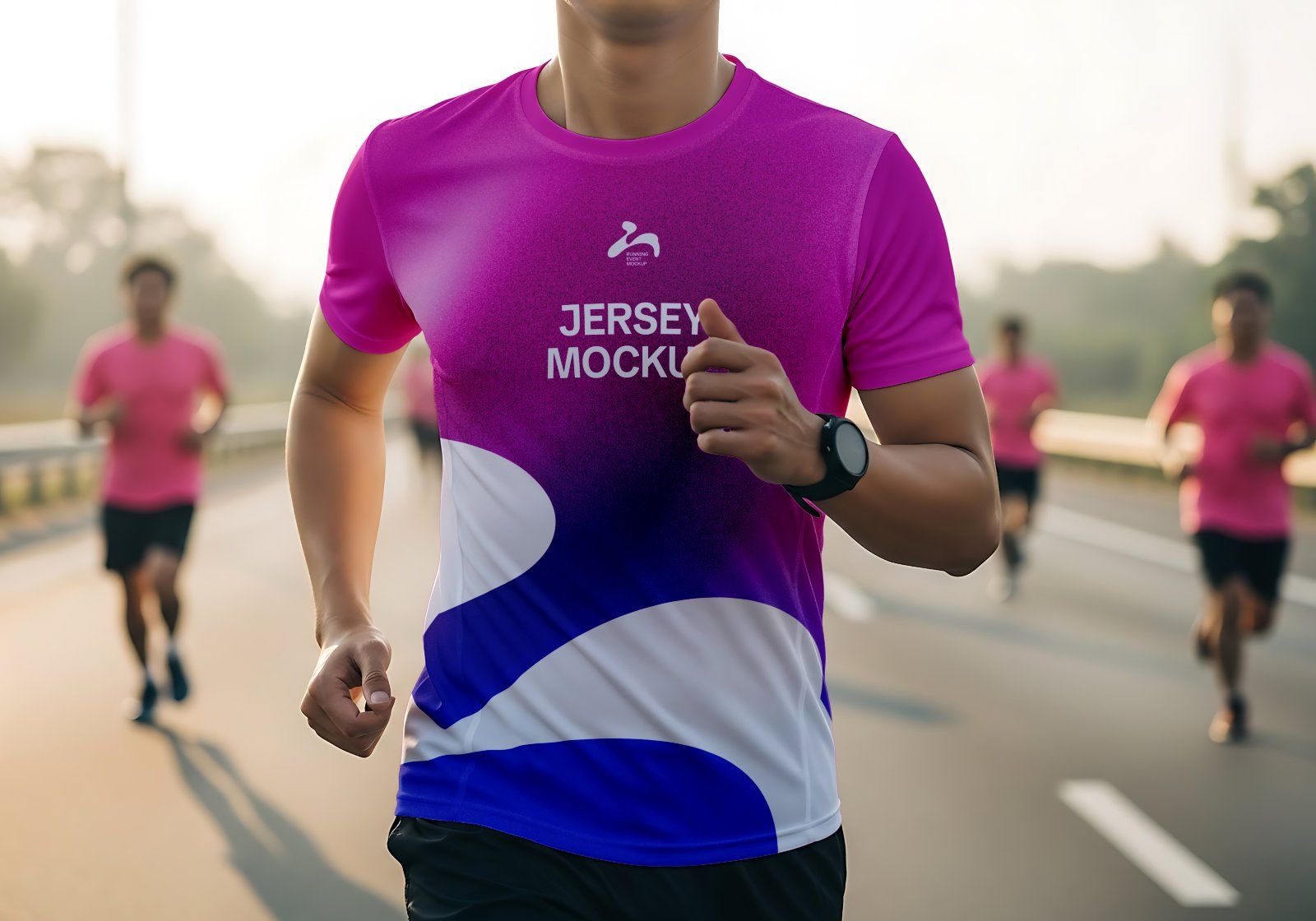 Premium Running Event 15 PSD Mockup Bundle Marathon Branding Kit