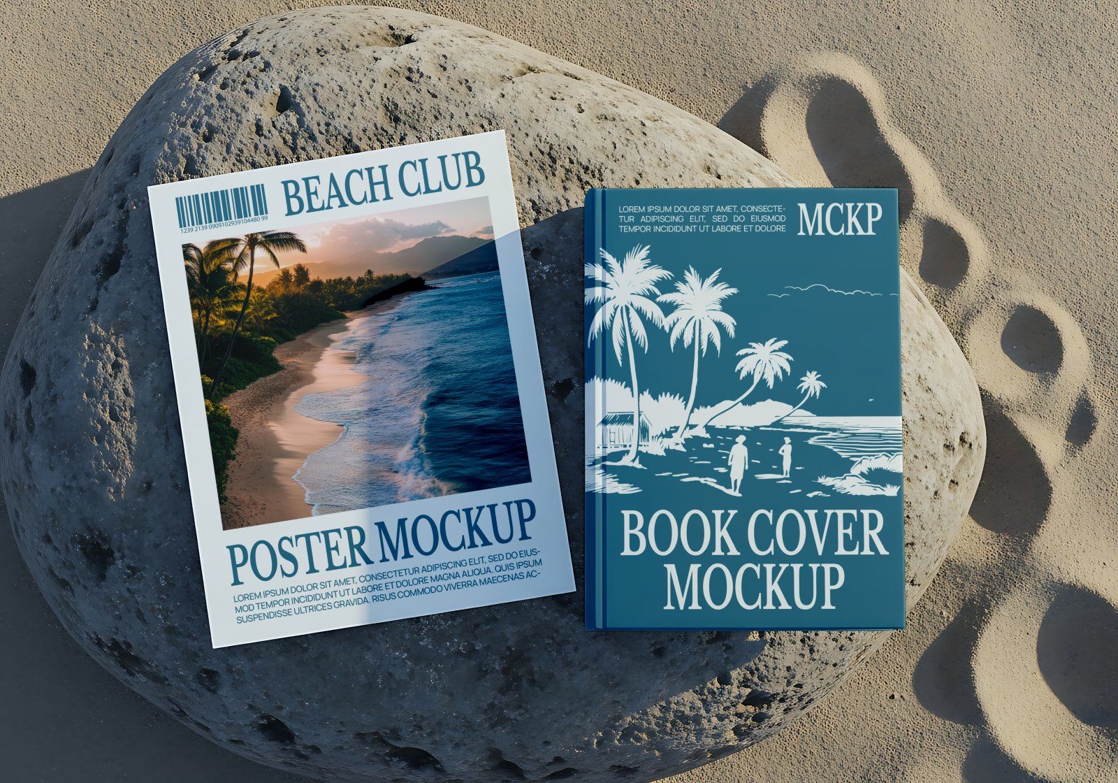 Premium Beach Club & Summer Lifestyle Mockup Bundle – 15 Aesthetic PSD Scenes for Resort Branding