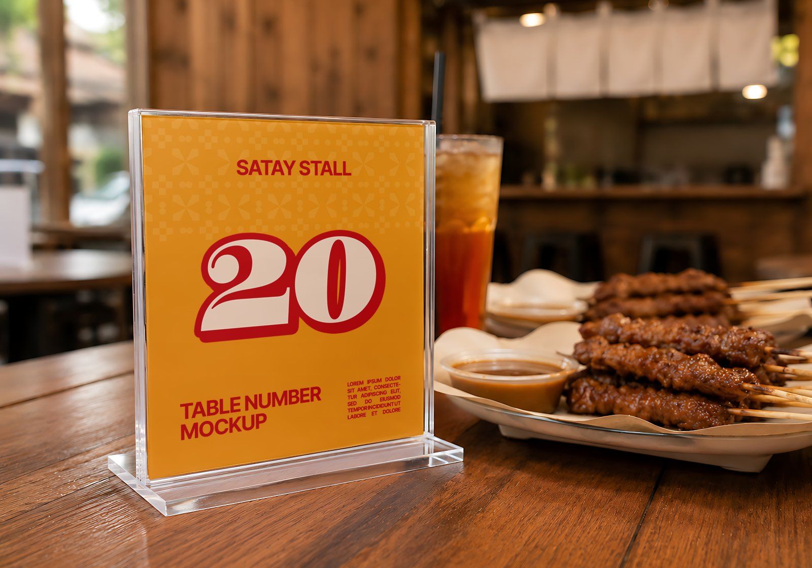 Premium Branding Satay Stall Mockup — image 6