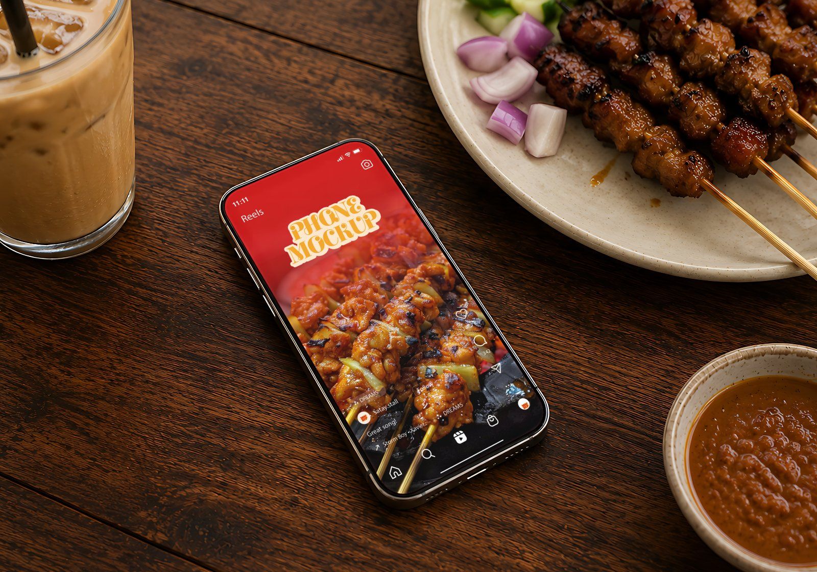 Premium Branding Satay Stall Mockup — image 8