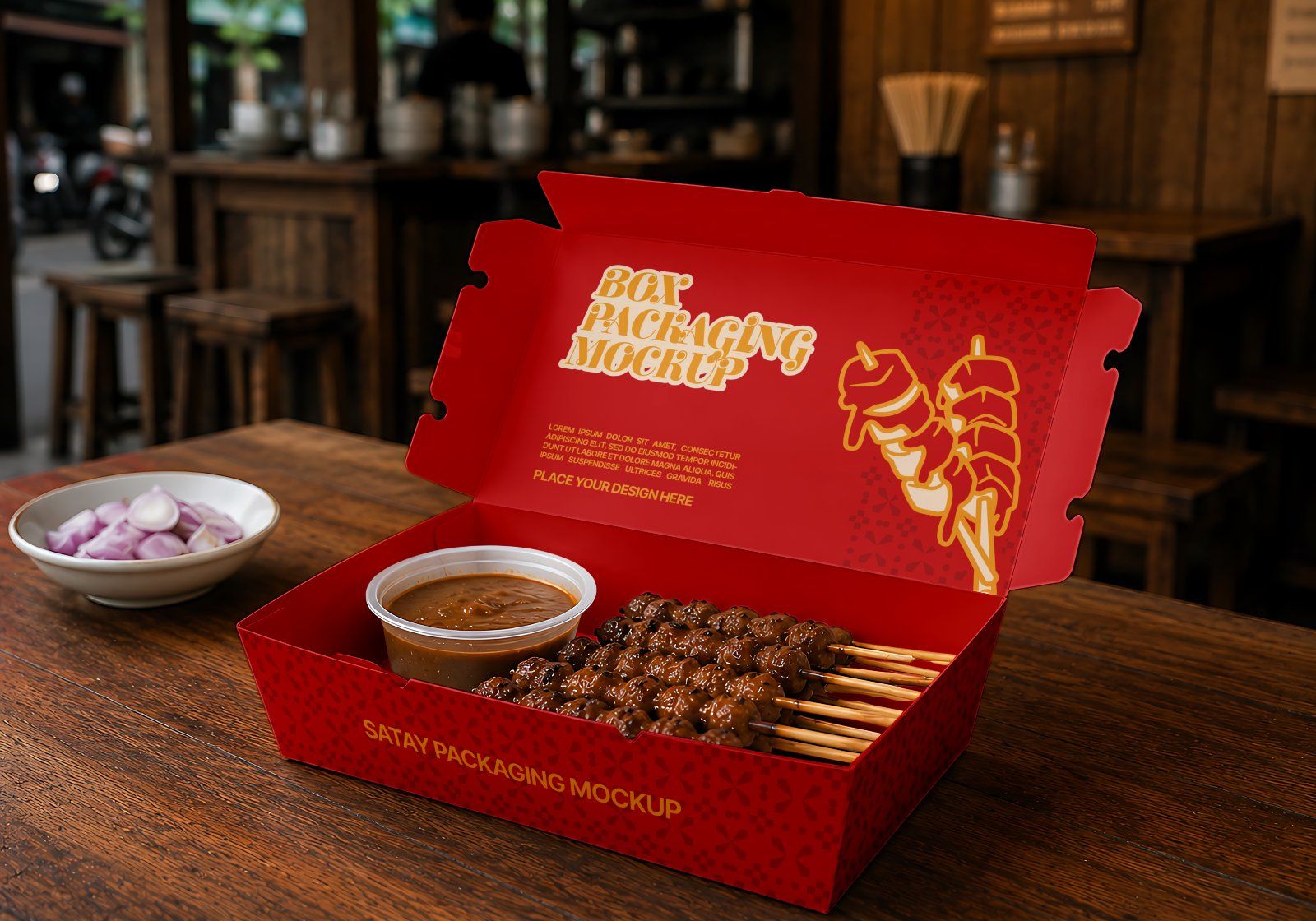 Premium Branding Satay Stall Mockup — image 15