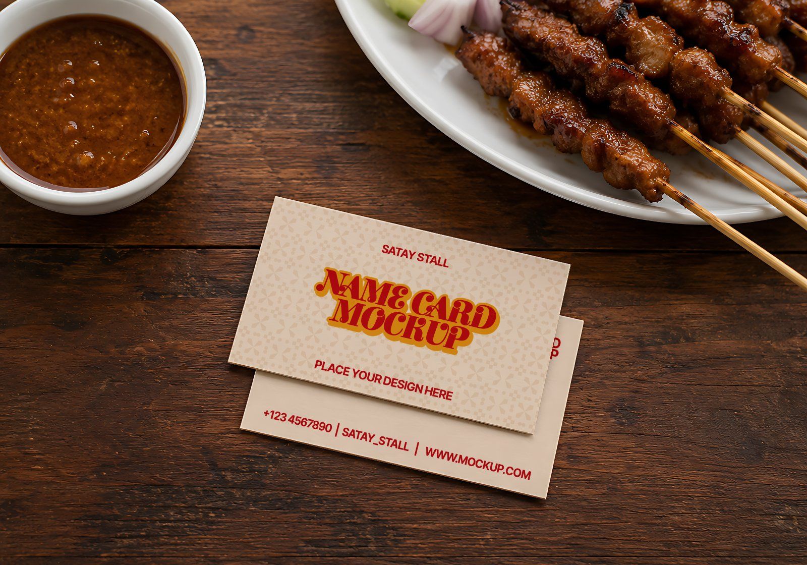 Premium Branding Satay Stall Mockup — image 16