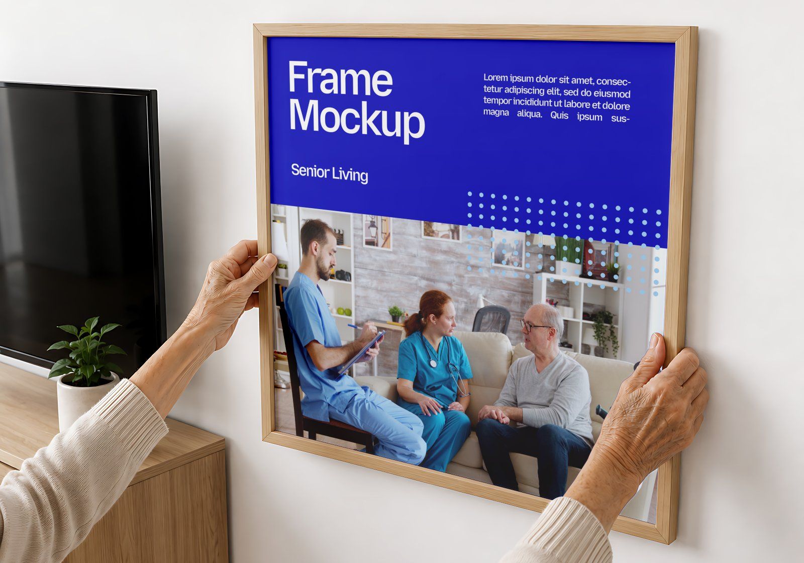 Nursing Home Mockup Bundle - Senior Living & Healthcare Facility Brand Identity 15 PSD Mockup — image 20