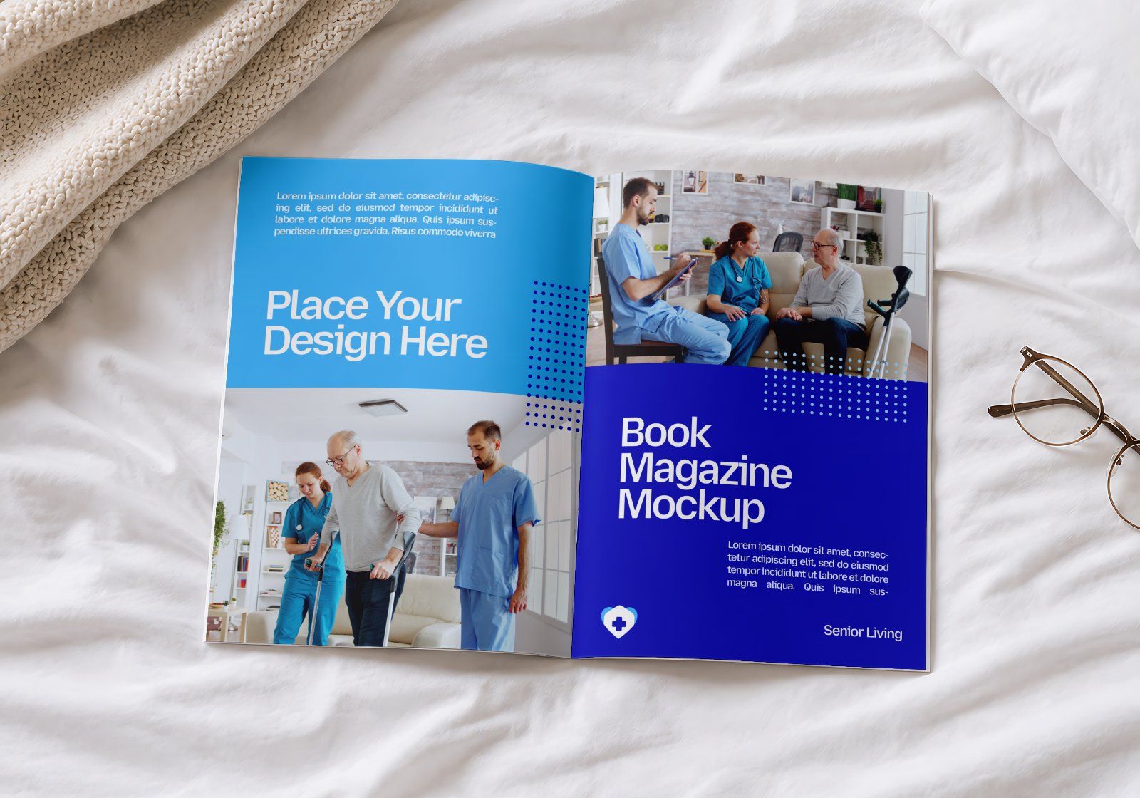 Nursing Home Mockup Bundle - Senior Living & Healthcare Facility Brand Identity 15 PSD Mockup — image 17