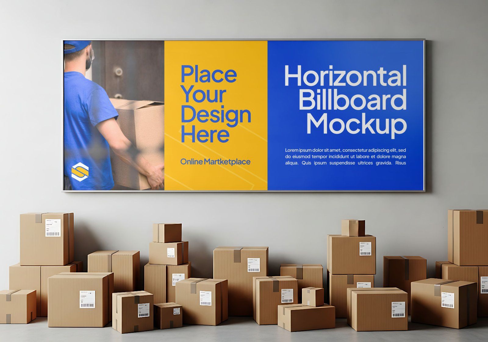 Online Store Mockup Bundle – 15 PSD Templates for E-Commerce & Delivery Branding