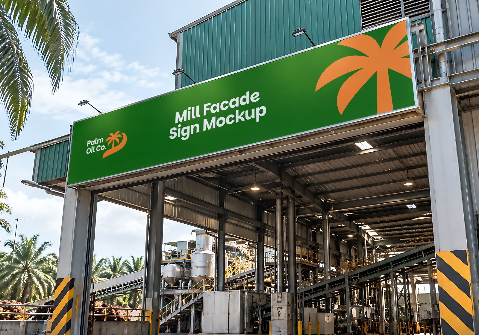 Palm Oil Company Mockup Bundle - 15 Premium PSD Agriculture & Palm Oil Plantation Branding — image 14