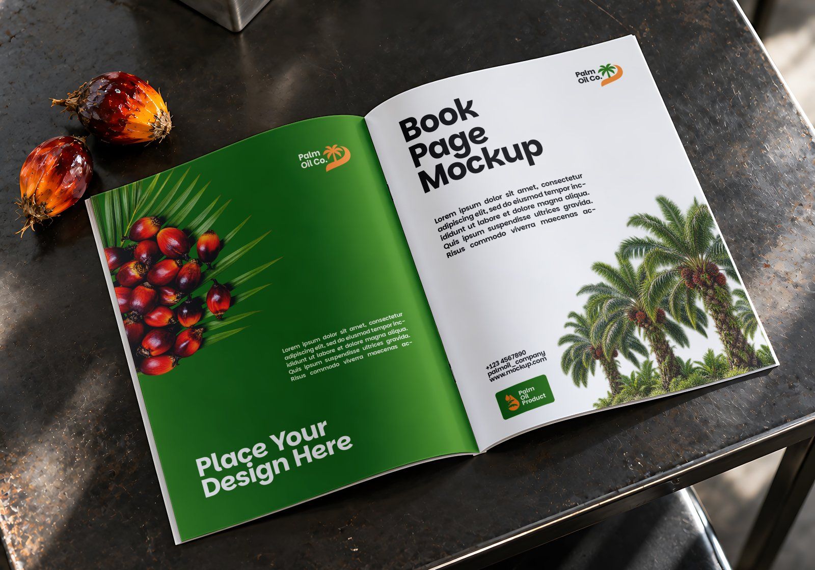 Palm Oil Company Mockup Bundle - 15 Premium PSD Agriculture & Palm Oil Plantation Branding — image 13