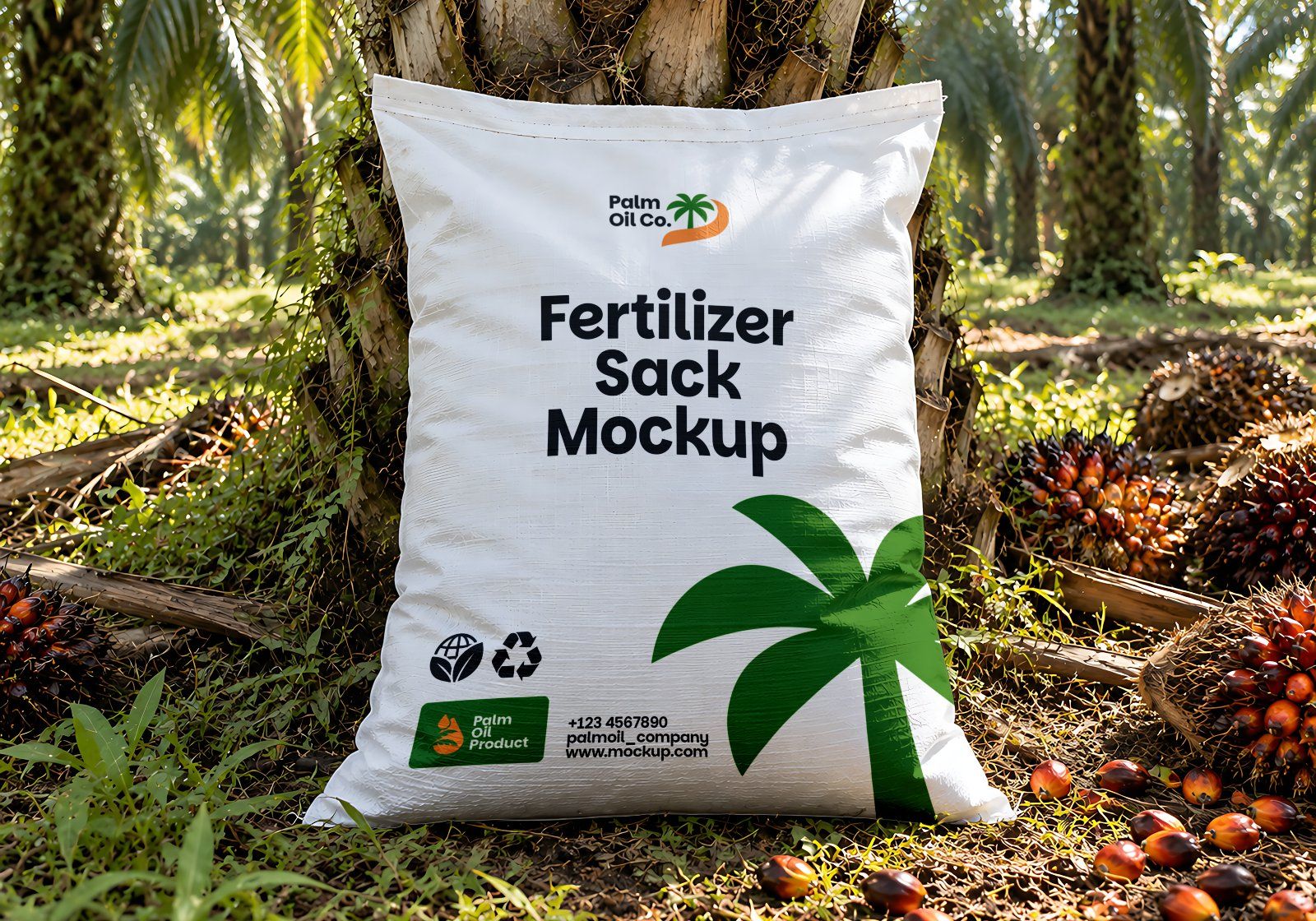 Palm Oil Company Mockup Bundle - 15 Premium PSD Agriculture & Palm Oil Plantation Branding — image 9