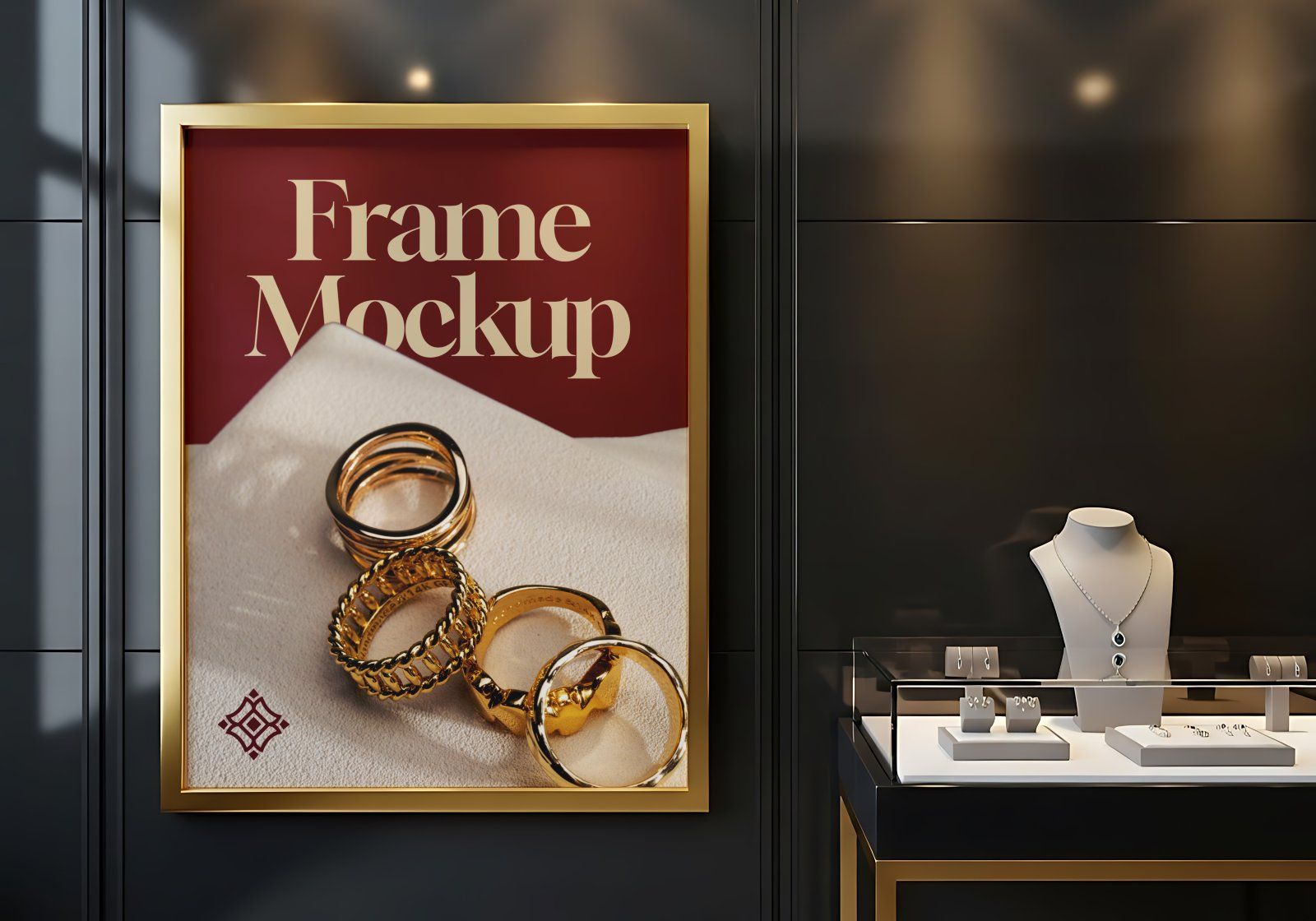 Jewelry Store Mockup Bundle – 15 PSD Templates for Luxury Branding