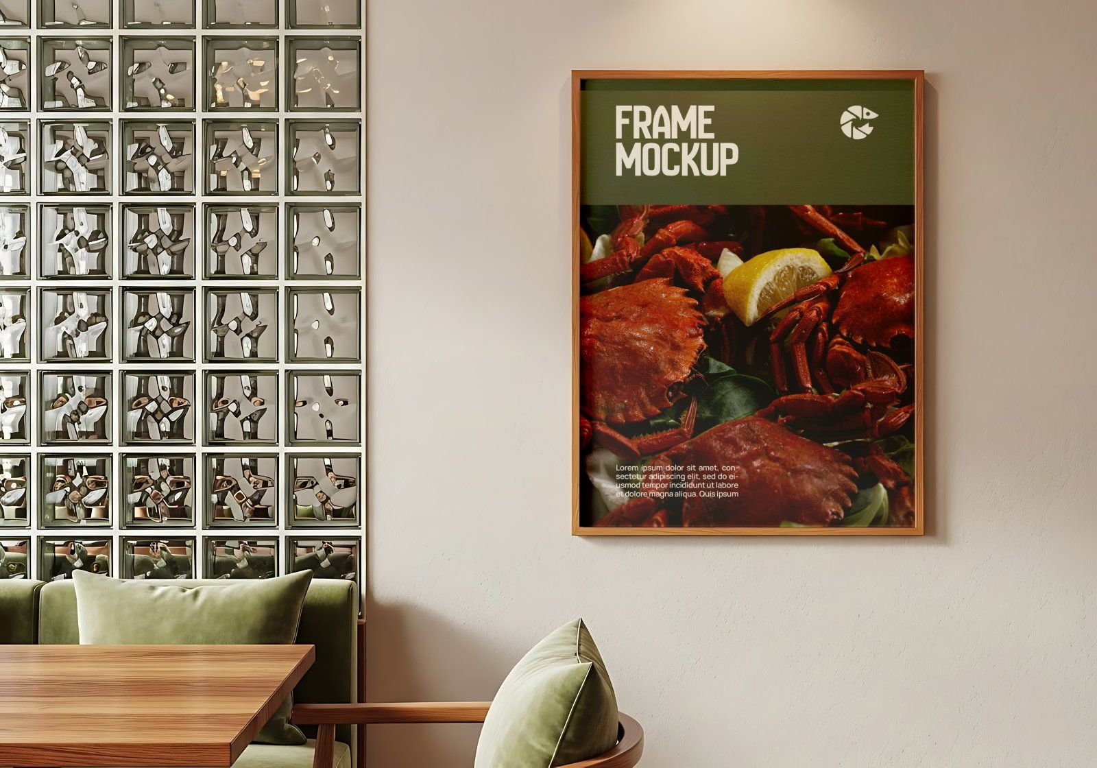 Premium Branding Seafood Resto Mockup