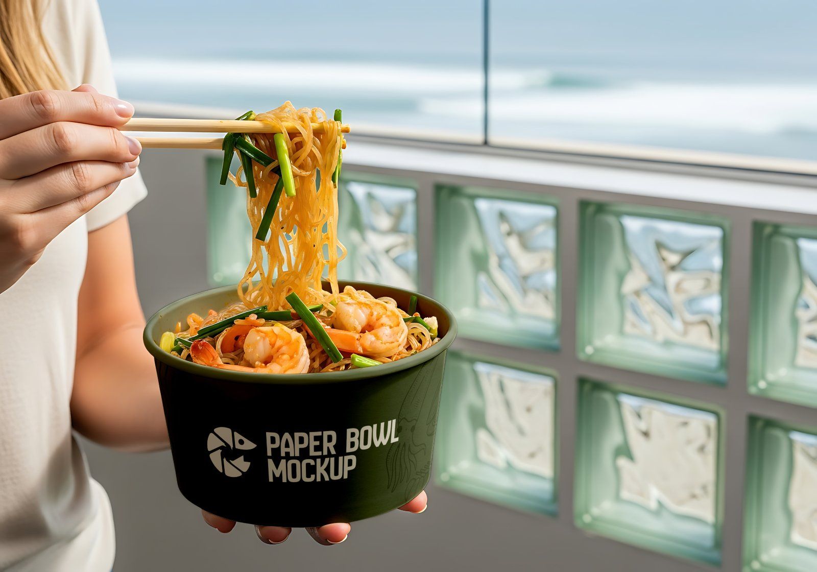 Premium Branding Seafood Resto Mockup