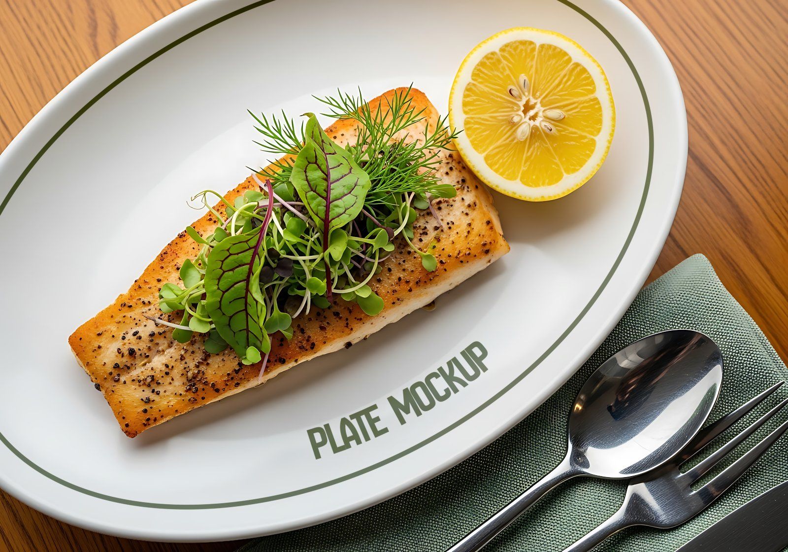 Premium Branding Seafood Resto Mockup