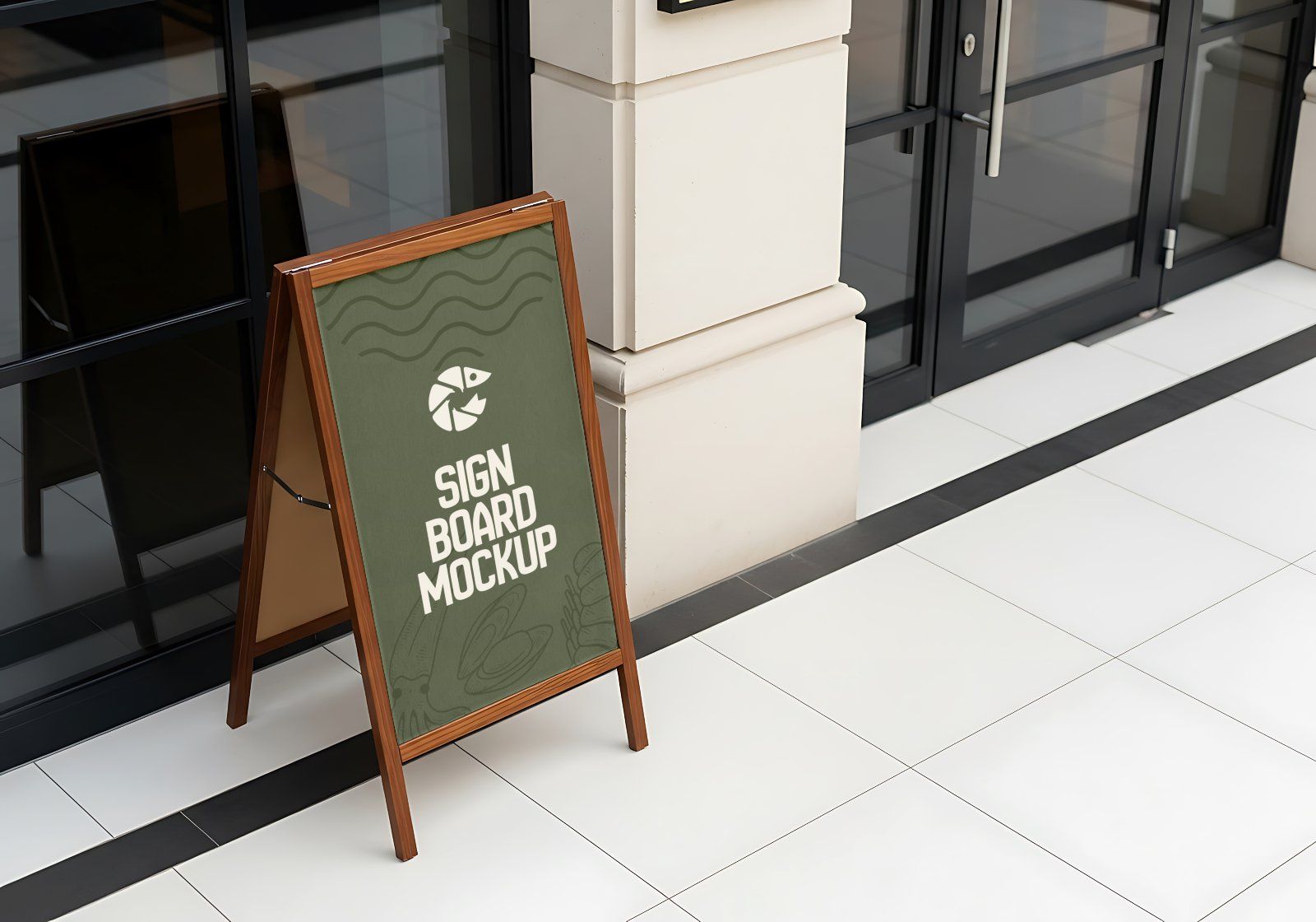 Premium Branding Seafood Resto Mockup