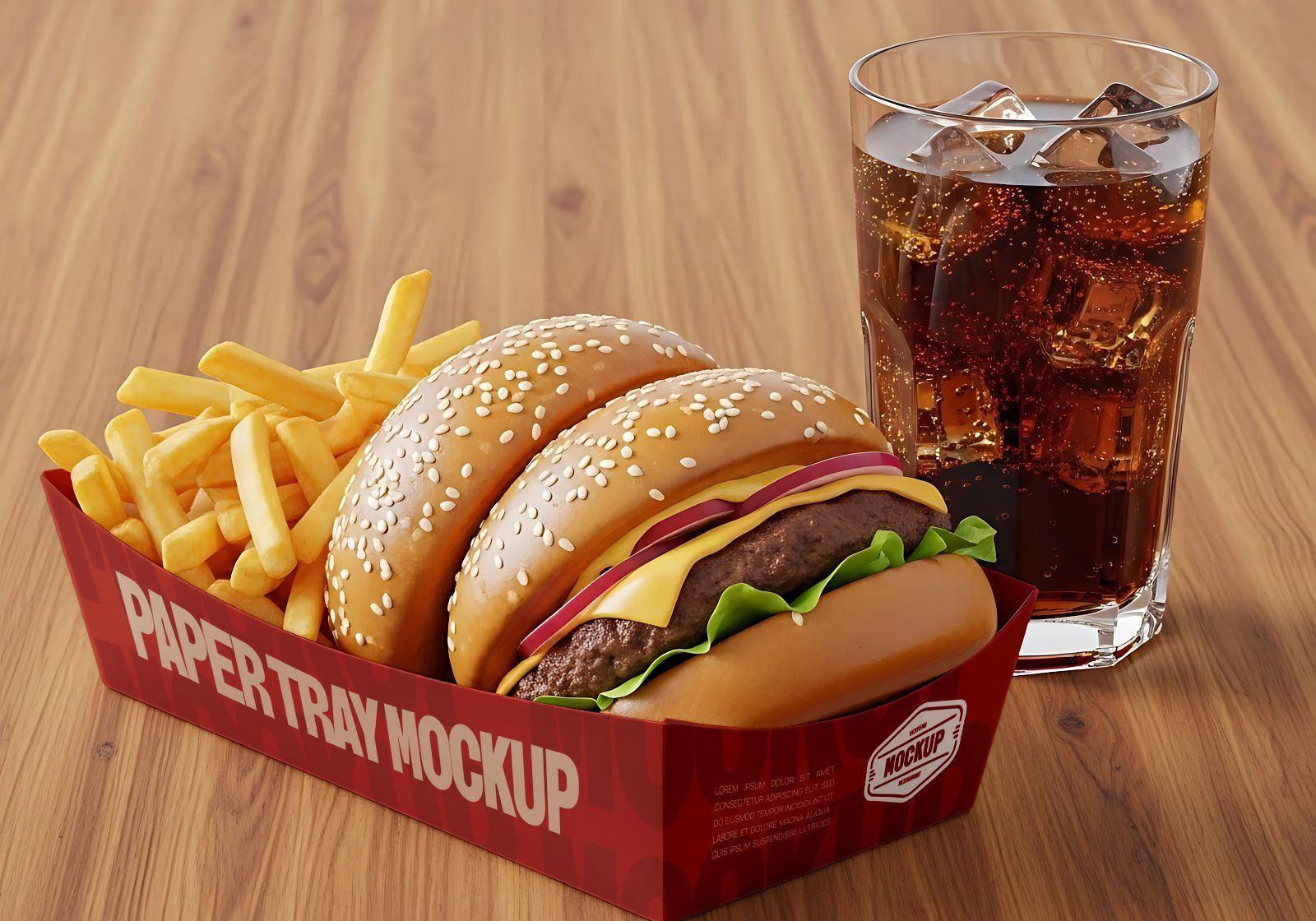 Premium Branding Western Food Restaurant Mockup