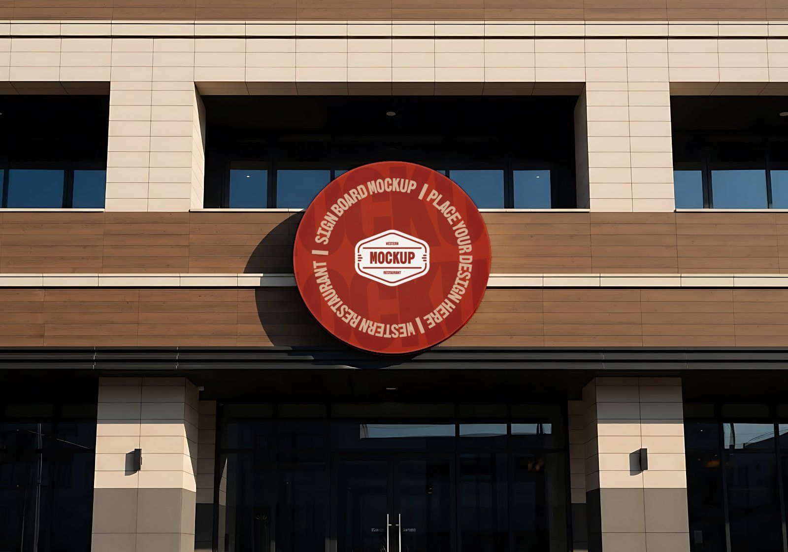 Premium Branding Western Food Restaurant Mockup