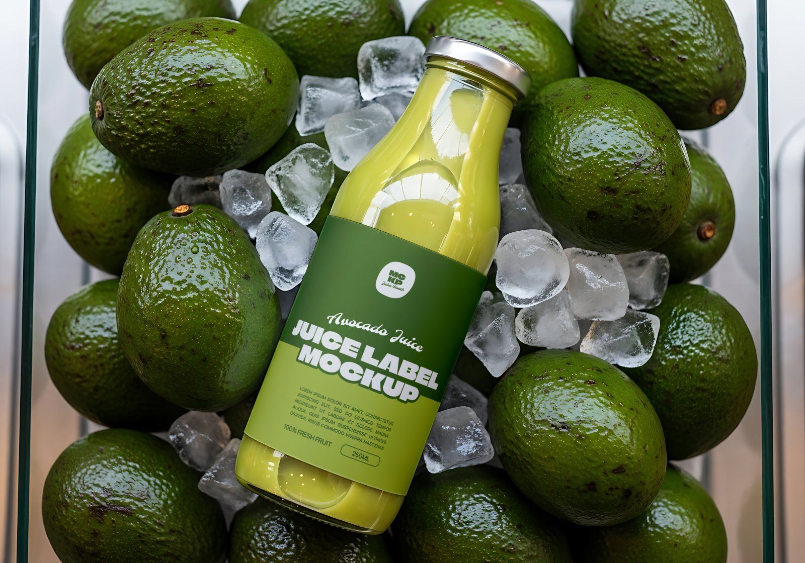 Juice Store Mockup Bundle Fresh Juice Branding & Packaging