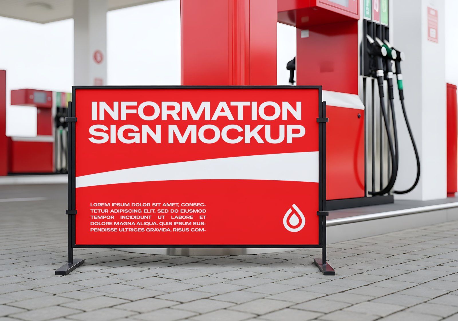 Premium Gas Station & Fuel Station Branding Mockup Bundle – 15 High-Res PSD Scenes for Energy Identi