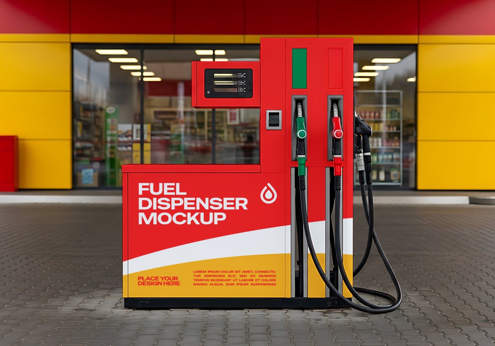 Premium Gas Station & Fuel Station Branding Mockup Bundle – 15 High-Res PSD Scenes for Energy Identi