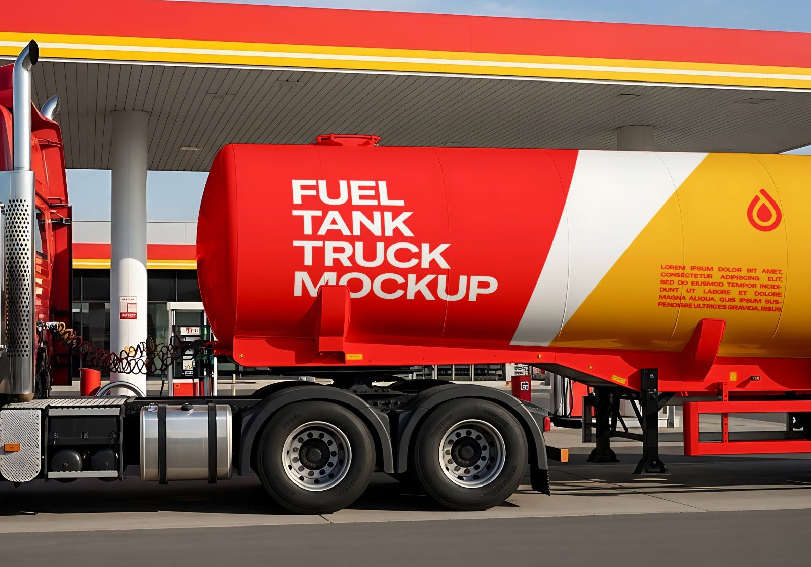 Premium Gas Station & Fuel Station Branding Mockup Bundle – 15 High-Res PSD Scenes for Energy Identi