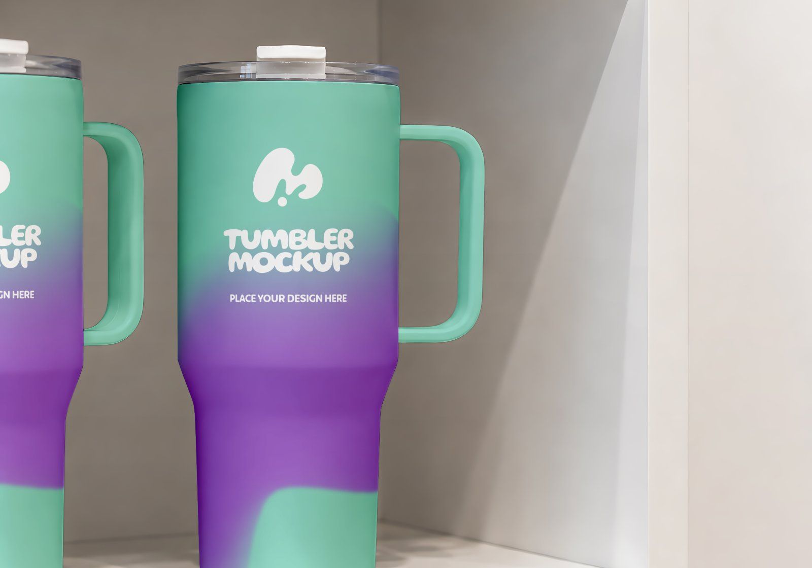 Premium Branding Tumbler Mockup