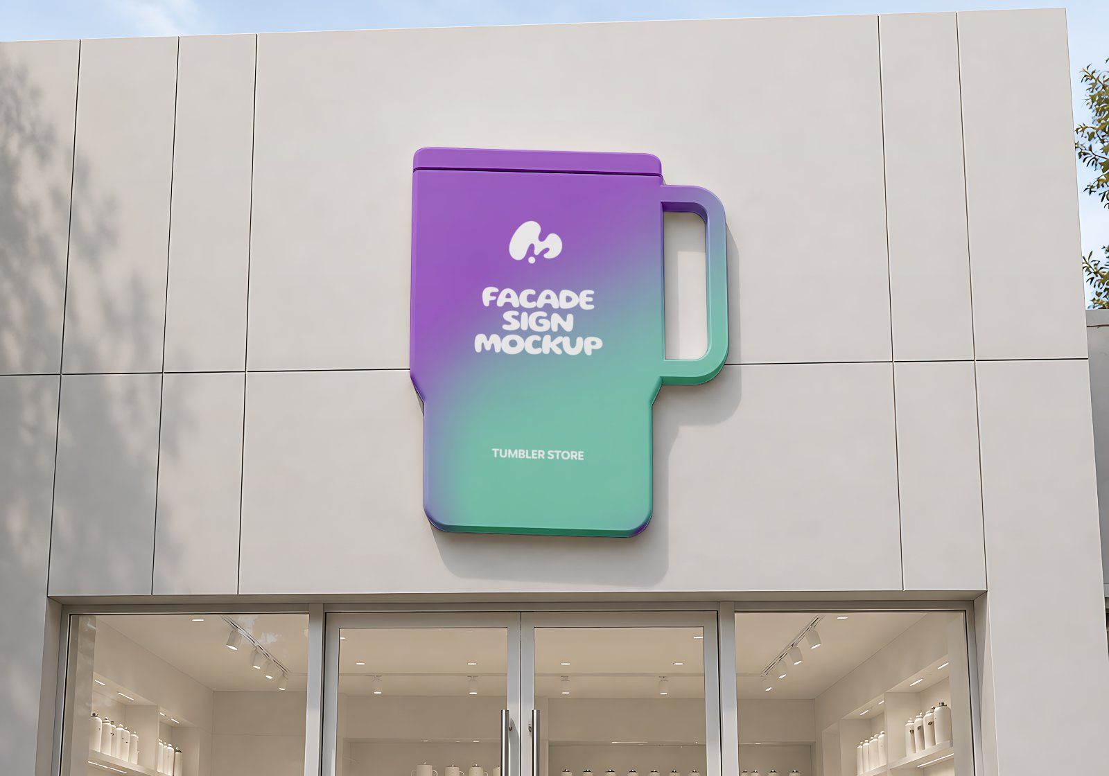 Premium Branding Tumbler Mockup