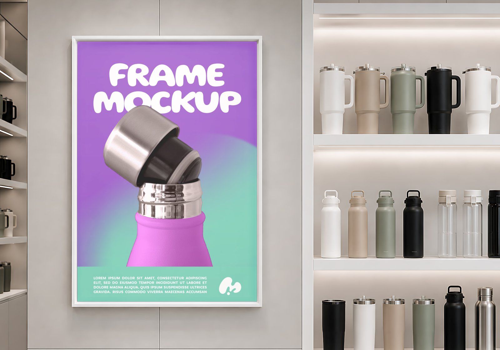 Premium Branding Tumbler Mockup