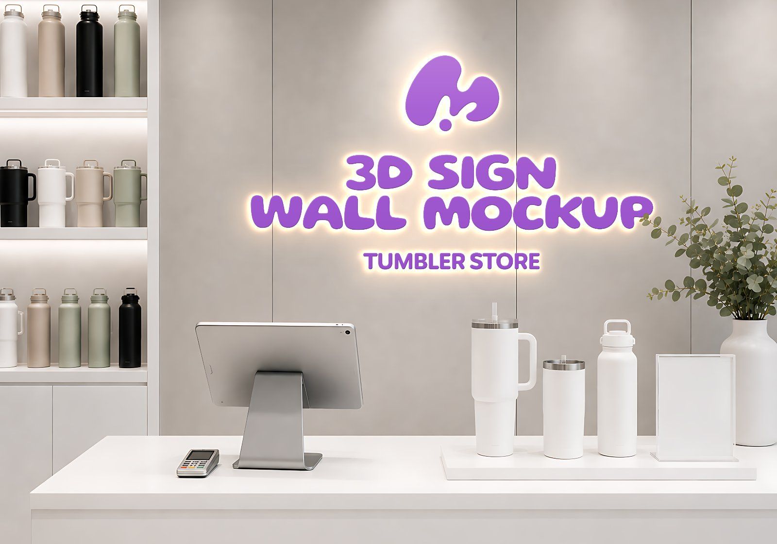 Premium Branding Tumbler Mockup