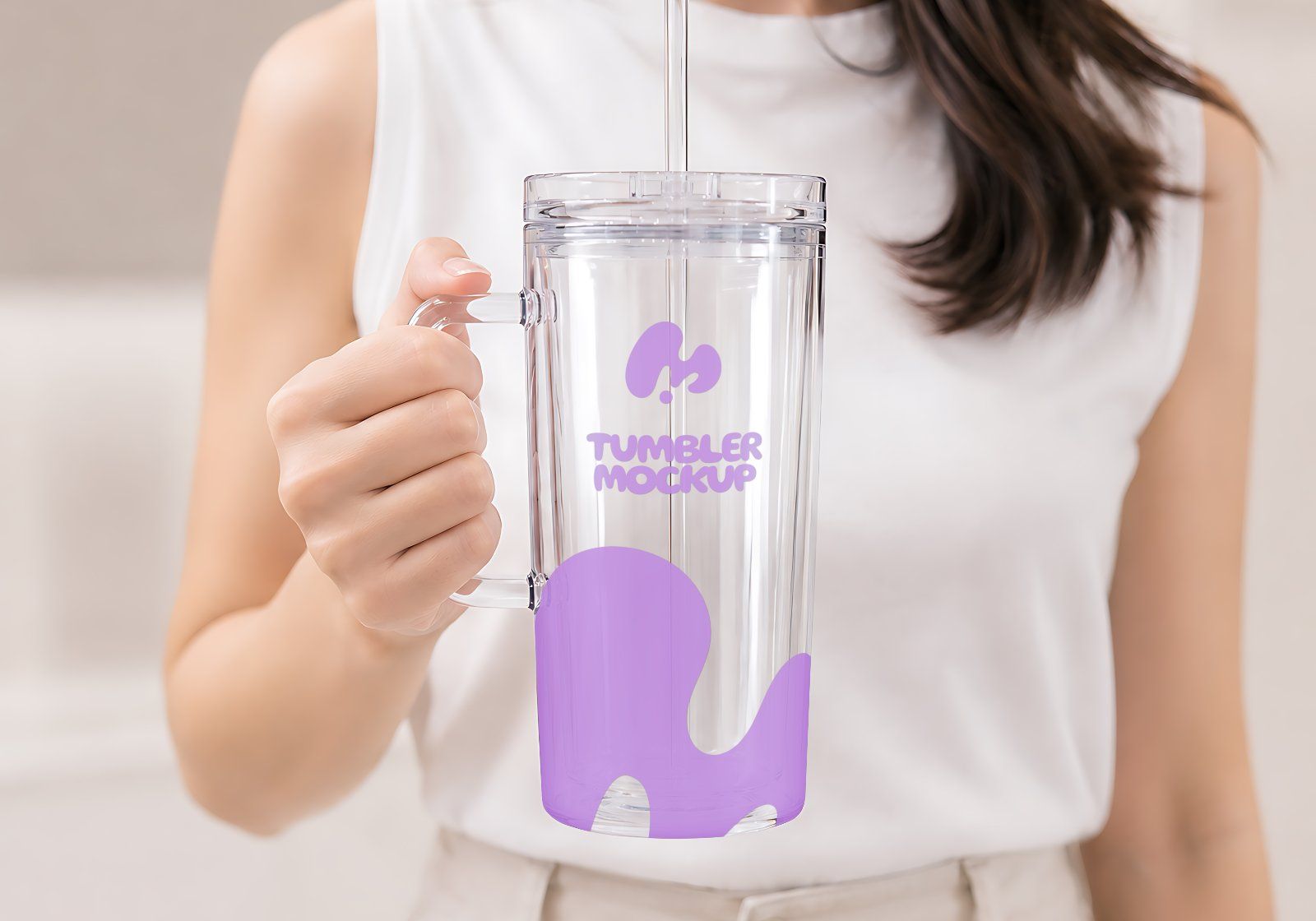 Premium Branding Tumbler Mockup