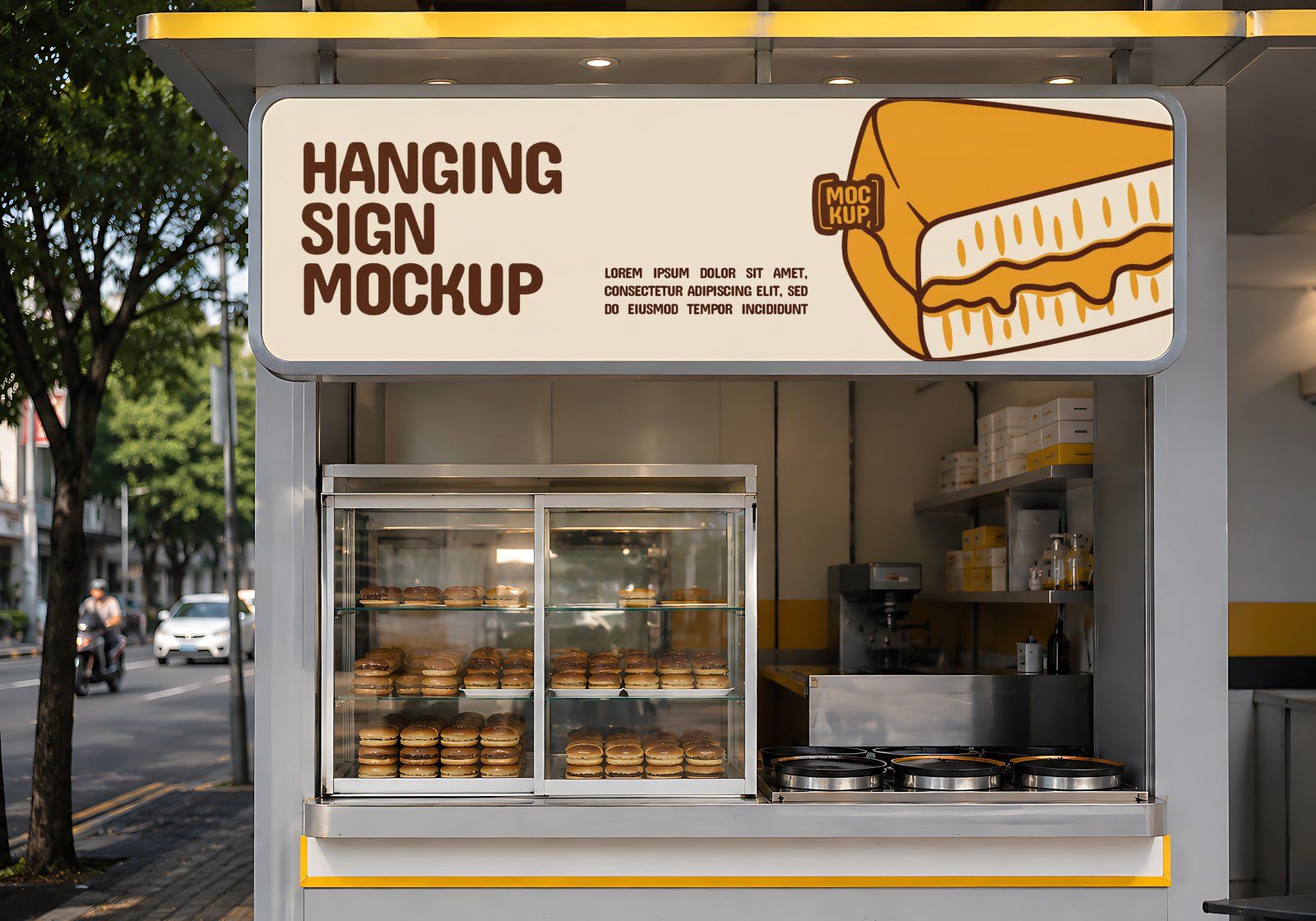 Premium Branding Martabak Stall Mockup — image 4