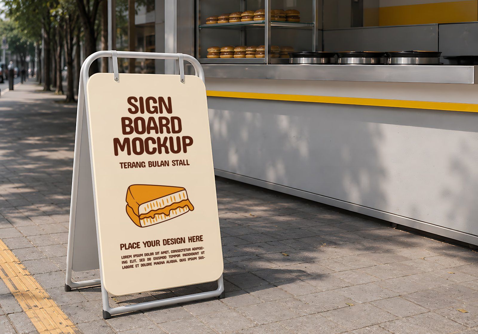 Premium Branding Martabak Stall Mockup — image 5