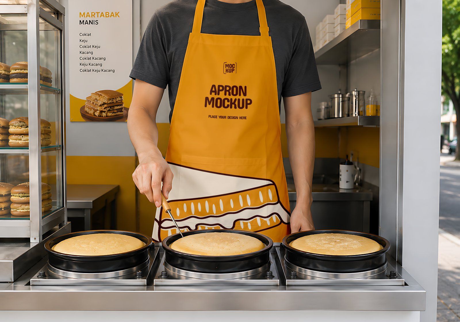 Premium Branding Martabak Stall Mockup — image 6